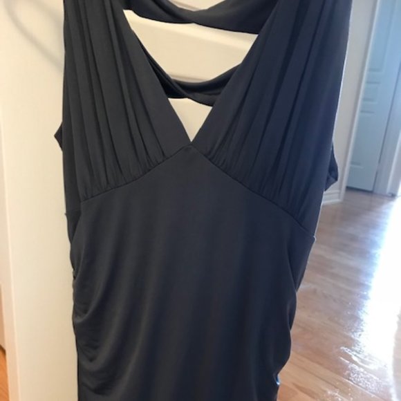 VENUS Sexy Grey Mini Dress - Size Large NWOT - Picture 2 of 4